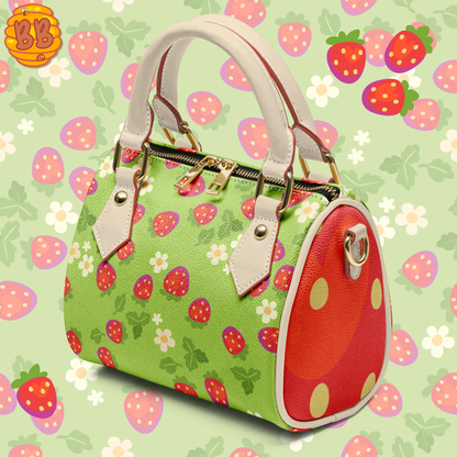 Strawberry Garden Cute Crossbody Handbag