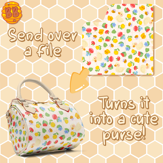 Custom Cute Crossbody Handbag, Mini Handbag, Everyday Bag