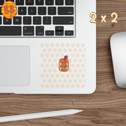 "MICROPHONES IN THE SAUCE" Die-Cut Stickers