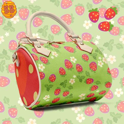 Strawberry Garden Cute Crossbody Handbag