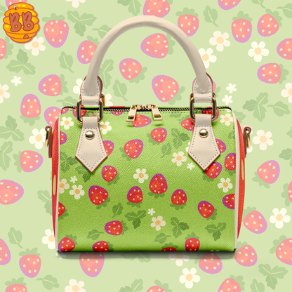 Strawberry Garden Cute Crossbody Handbag